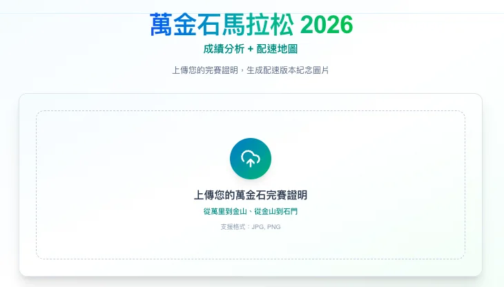 萬金石馬拉松配速成績單 專案截圖